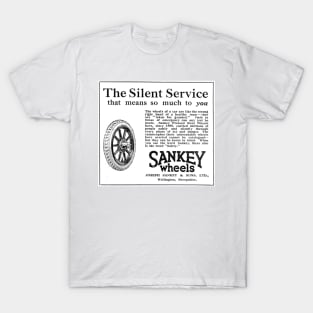 Joseph Sankey & Sons - Sankey Wheels - 1927 Vintage Advert T-Shirt